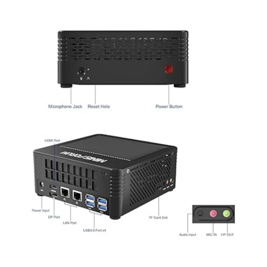 Mini PC MinisForum X500 – Ryzen 7 5700G | 16GB RAM | 512GB SSD