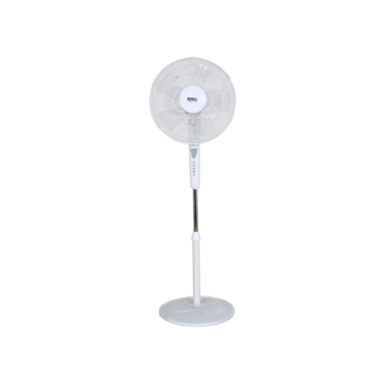 FS-405WHT Fan – White pedestal fan with remote control